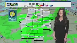 Scattered rain and snow showers this evening Scattered rain and snow showers this evening