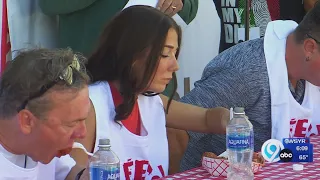 Meatball-eating contest held at annual Festa Italiana in Syracuse