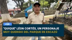 "Quique" León Cortés, a beloved character from Escazú Park
