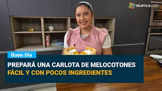 Make an easy peach Charlotte with just a few ingredients