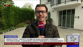 Házkutatást tartott az NNI az Alapjogokért Központ háttércégénél - HírTV