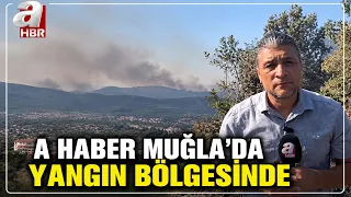 A Haber at the Forest Fire Zone in Muğla... Wind Causes Flames to Spread!