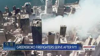 Greensboro firefighters remember being a part of 9/11 recovery efforts