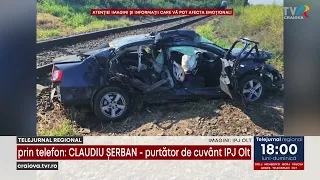 CAR HIT BY TRAIN