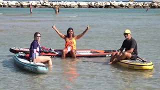 Bari, il mare si riempie di tavole: è boom di sup. "Se impari qui lo puoi fare ovunque"