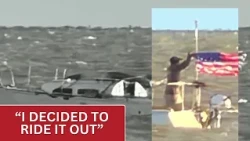 Viral boater explains why he rode out Hurricane Isaias on sailboat