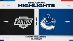 NHL Highlights | Kings vs. Canucks - March 26, 2026 NHL Highlights | Kings vs. Canucks - March 26, 2026