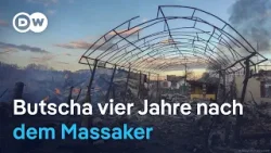 Ukrainische Stadt erinnert an russische Gräueltaten Ukrainische Stadt erinnert an russische Gräueltaten