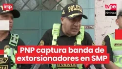 PNP desarticula banda de extorsión en SMP: incautan armas, celulares y motos PNP desarticula banda de extorsión en SMP: incautan armas, celulares y motos