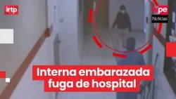 Cámaras captan fuga de interna embarazada del hospital Honorio Delgado en Arequipa Cámaras captan fuga de interna embarazada del hospital Honorio Delgado en Arequipa