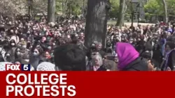 Pro-Palestinian protests grow at college campuses | FOX 5 News