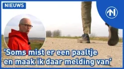 Nooit meer verdwalen: Paul controleert de bewegwijzering van wandelroutes Nooit meer verdwalen: Paul controleert de bewegwijzering van wandelroutes