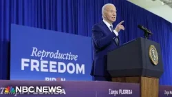 Watch Biden's full speech slamming restrictive state abortion laws in Florida