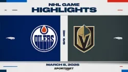 NHL Highlights | Oilers vs. Golden Knights - March 8, 2026 NHL Highlights | Oilers vs. Golden Knights - March 8, 2026