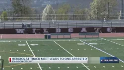 Heroics at Johnson City track meet leads to one arrested