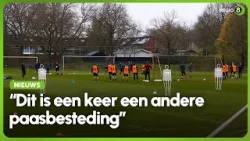 Marinus Dijkhuizen voorzichtig met spelers in druk paasweekend: ‘Zuinig op zijn’ Marinus Dijkhuizen voorzichtig met spelers in druk paasweekend: ‘Zuinig op zijn’