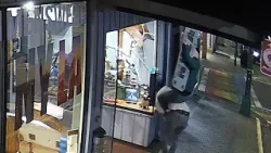 Theft gone wrong | Intoxicated man faceplants while trying to steal stealing B.C. sign