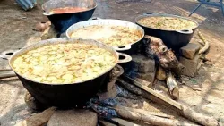 Elaboran sopa de torta de pescado para más de 500 personas en Jalapa