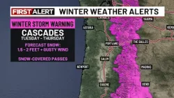 Tuesday morning weather forecast (1/6) Tuesday morning weather forecast (1/6)