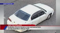 Полиция Авроры разыскивает автомобиль в связи с возможным похищением женщины. Полиция Авроры разыскивает автомобиль в связи с возможным похищением женщины.