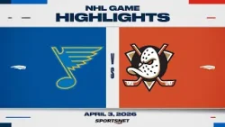 NHL Highlights | Blues vs. Ducks - April 3, 2026 NHL Highlights | Blues vs. Ducks - April 3, 2026