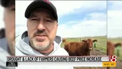 Several factors cause beef prices to increase