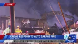 Fire rips through a Cortlandville auto shop Fire rips through a Cortlandville auto shop