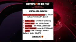 Publikohen oraret për grumbullimin e protestuesve nga Gjakova drejt kryeqytetit Publikohen oraret për grumbullimin e protestuesve nga Gjakova drejt kryeqytetit