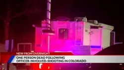 Полицейское управление Колорадо: Подозреваемый убит в результате стрельбы с участием полицейского. Полицейское управление Колорадо: Подозреваемый убит в результате стрельбы с участием полицейского.