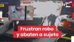 Sujeto es abatido tras intento de robo en concesionaria de San Borja Sujeto es abatido tras intento de robo en concesionaria de San Borja
