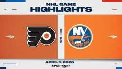NHL Highlights | Flyers vs. Islanders - April 3, 2026 NHL Highlights | Flyers vs. Islanders - April 3, 2026