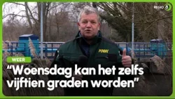 Weerboer Gerrit Vossers voorspelt een warm weekend met stijgende temperaturen Weerboer Gerrit Vossers voorspelt een warm weekend met stijgende temperaturen