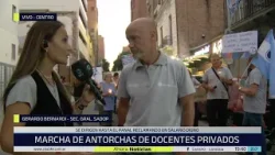 Docentes de colegios privados realizaron una marcha de antorchas en Córdoba Docentes de colegios privados realizaron una marcha de antorchas en Córdoba