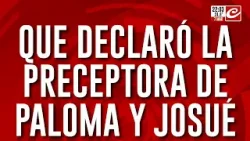 Declaro la preceptora de Paloma y Josué Declaro la preceptora de Paloma y Josué