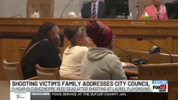 11-year-old shooting victim's family address city council 11-year-old shooting victim's family address city council