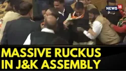 Massive Ruckus Erupts In Jammu And Kashmir Assembly | Jammu Kashmir Assembly Session | News18 Massive Ruckus Erupts In Jammu And Kashmir Assembly | Jammu Kashmir Assembly Session | News18