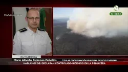 Mario Alberto Espinosa, Titular de PCYB Zapopan habla del incendio en La Primavera