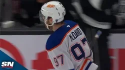 Oilers' Connor McDavid Picks Up Assist On Leon Draisaitl Goal To Hit 100-Point Mark Oilers' Connor McDavid Picks Up Assist On Leon Draisaitl Goal To Hit 100-Point Mark