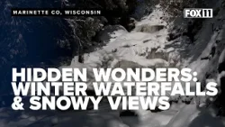 Winter waterfalls offer icy views in Marinette County Winter waterfalls offer icy views in Marinette County