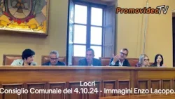 Locri(RC) - Seduta Consiglio comunale del 4 Ottobre 24 Locri(RC) - Seduta Consiglio comunale del 4 Ottobre 24