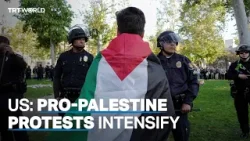University students across US protest against Israel's brutal onslaught on Palestine's Gaza