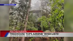 Восьмиугольный домик на дереве недалеко от Колорадо-Спрингс возглавляет список желаний Airbnb. Восьмиугольный домик на дереве недалеко от Колорадо-Спрингс возглавляет список желаний Airbnb.