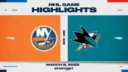 NHL Highlights | Islanders vs. Sharks - March 8, 2025 NHL Highlights | Islanders vs. Sharks - March 8, 2025