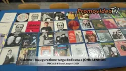 Siderno(RC)-Inaugurazione targa dedicata a John Lennon. Siderno(RC)-Inaugurazione targa dedicata a John Lennon.
