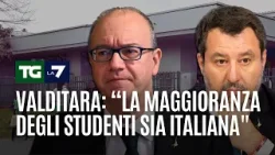 Valditara: "La maggioranza degli studenti sia italiana"