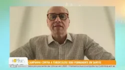 Campanha contra a tuberculose será permanente em Santos - 09/04/26 Campanha contra a tuberculose será permanente em Santos - 09/04/26