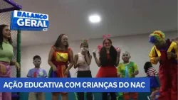 Jovens promovem ação educativa com crianças do NAC no Colégio Adventista Jovens promovem ação educativa com crianças do NAC no Colégio Adventista