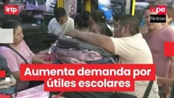 Galerías de Lima ofrecen variedad y descuentos en útiles escolares Galerías de Lima ofrecen variedad y descuentos en útiles escolares