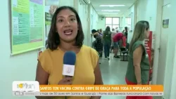 Santos tem vacina contra gripe de graça para toda a população - 02/04/26 Santos tem vacina contra gripe de graça para toda a população - 02/04/26