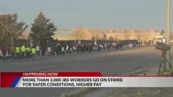 3,800 workers are on strike at one of the largest meatpacking plants in the US 3,800 workers are on strike at one of the largest meatpacking plants in the US